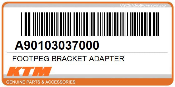 SX-E 2 Footpeg Bracket Adapter