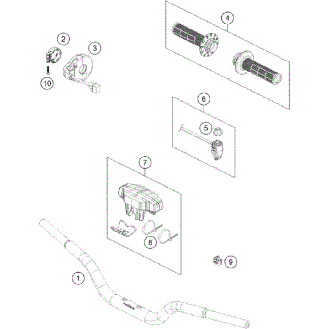 Oem Ktm Grip Locking Clamp Ring