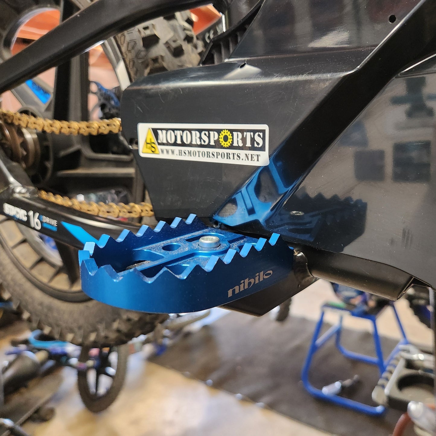 Nihilo Billet Foot Pegs Stacyc 16 Elite, 18/20