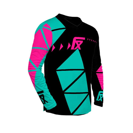 New Era Black Teal Jersey