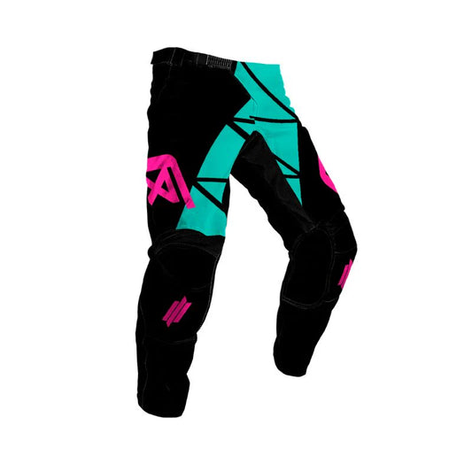 New Era Black Teal Pants