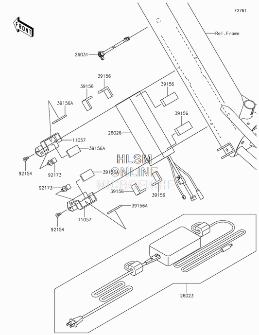 Elektrode Charge Port Harness