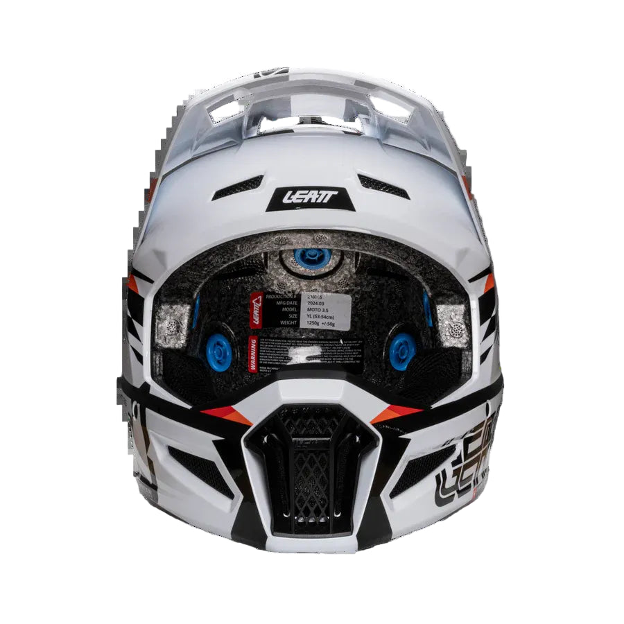 Helmet Moto 3.5 with 2.5s Goggle - Junior (White)