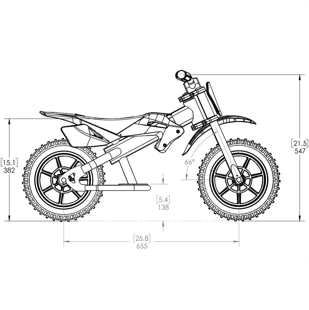 SYP 120 12" Push Bike