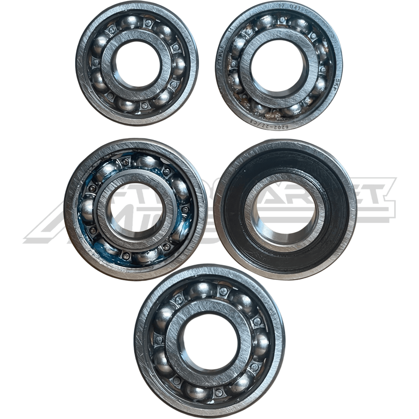 PW50 Minis High Grade Steel Drive Shaft and Rear Wheel Bearing