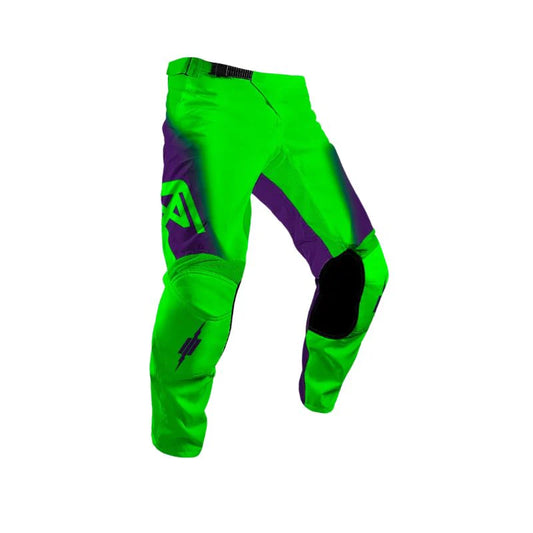 Solid Purple Green pants