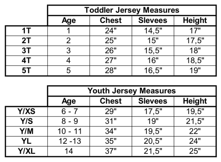 DNA Jersey Measures