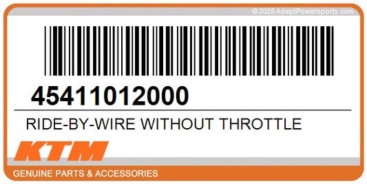 OEM KTM Throttle W/O Tube
