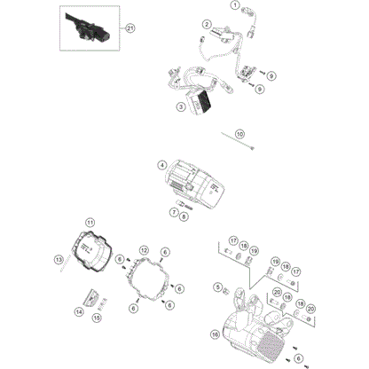 SX-E 2 Battery Compartment CPL.