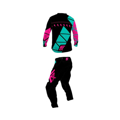 New Era Black/Teal Pants