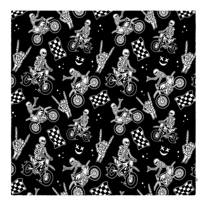 Bikes N Bones Blanket / Large *PREORDER - BEGIN SHIPPING NOV 14 - 21*