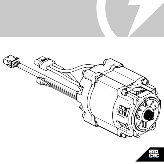 REPLACEMENT MOTOR ONLY, 36V - 16ELITE/18/20EDRIVE