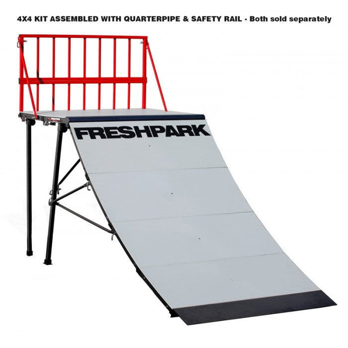 freshpark 4FT High Quarter Pipe-safety rail