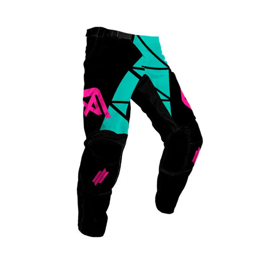 New Era Black/Teal Pants