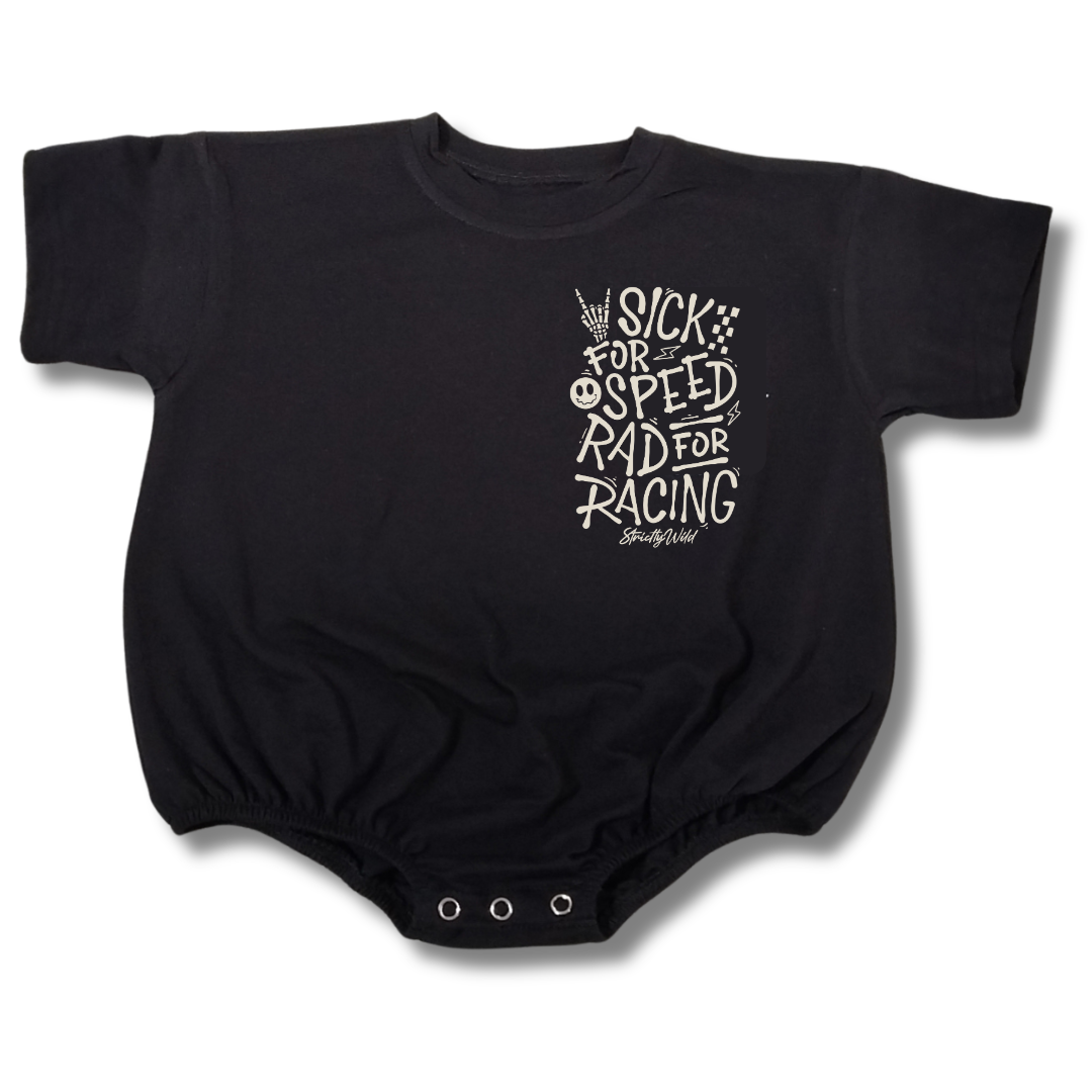 Sick For Speed Rad For Racing Romper