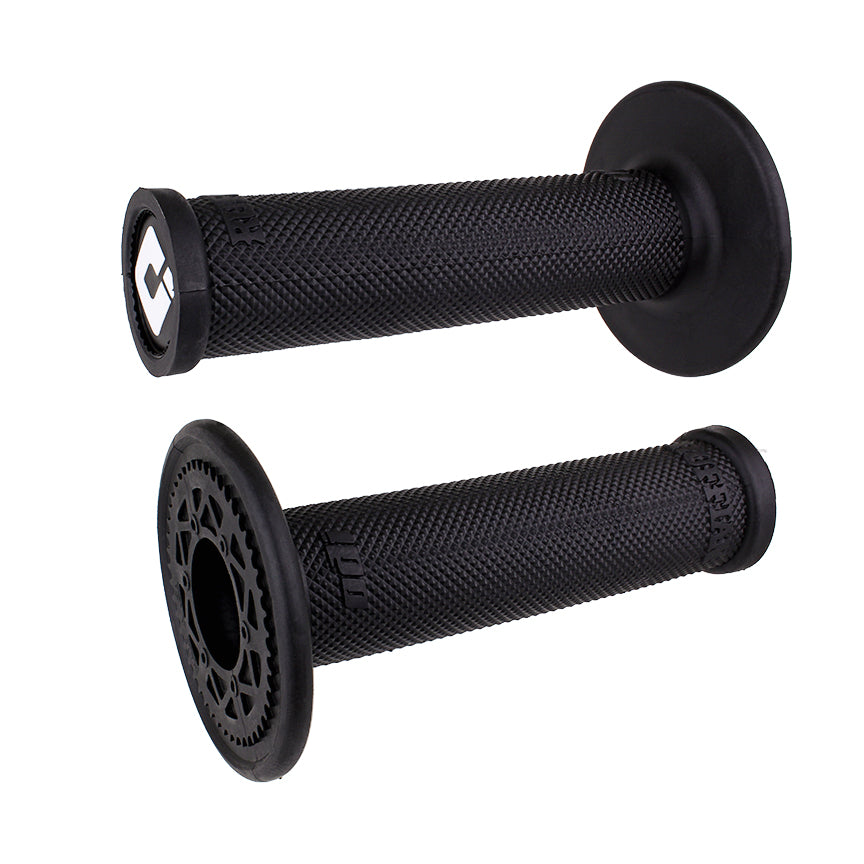 ODI Ruffian No-Waffle MX Slip-On Grips - Black