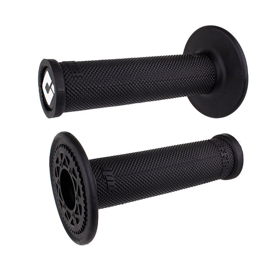 ODI Ruffian No-Waffle MX Slip-On Grips - Black