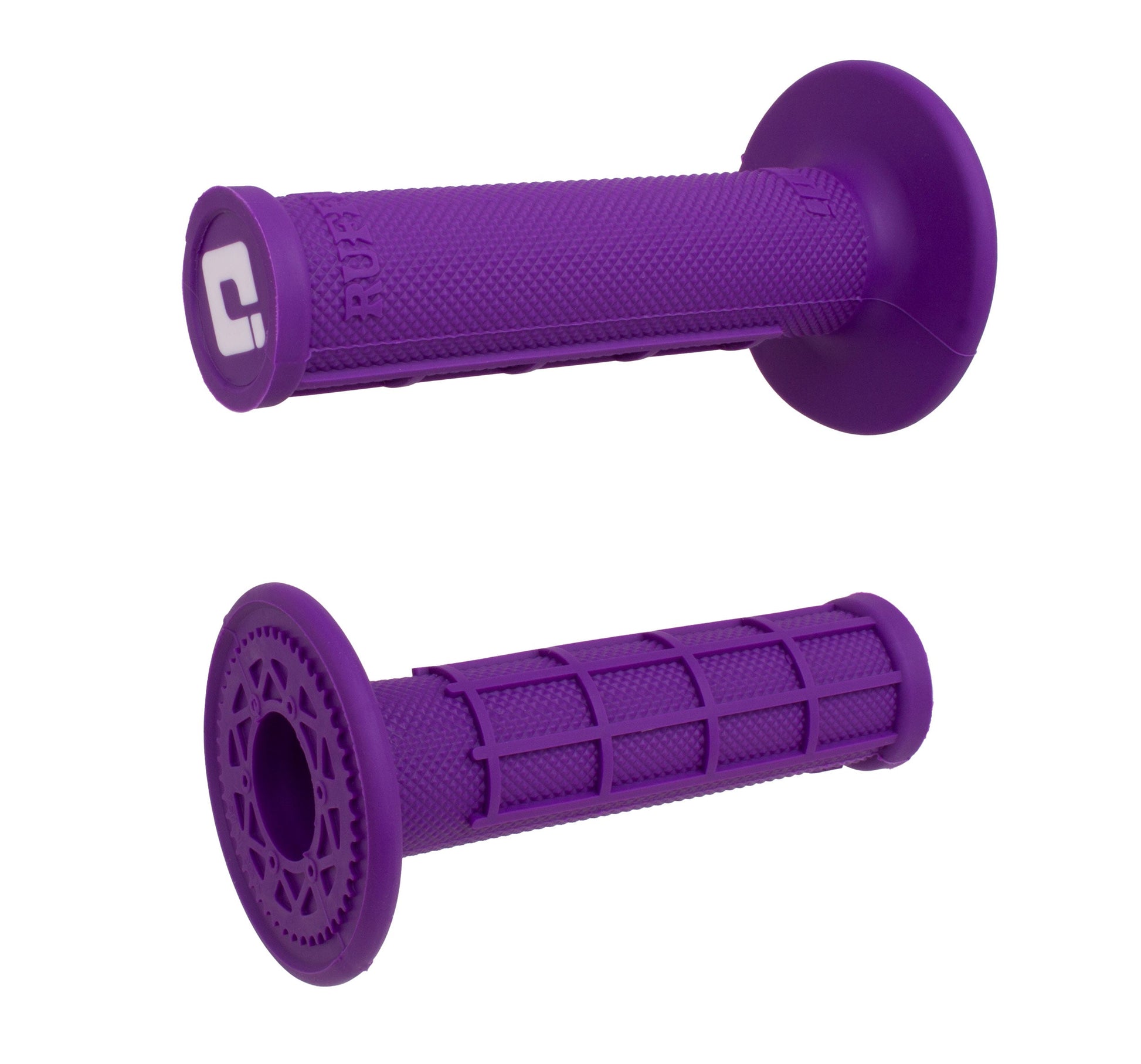 ODI Half-Waffle Single-Ply Slip-On MX Grips - Purple