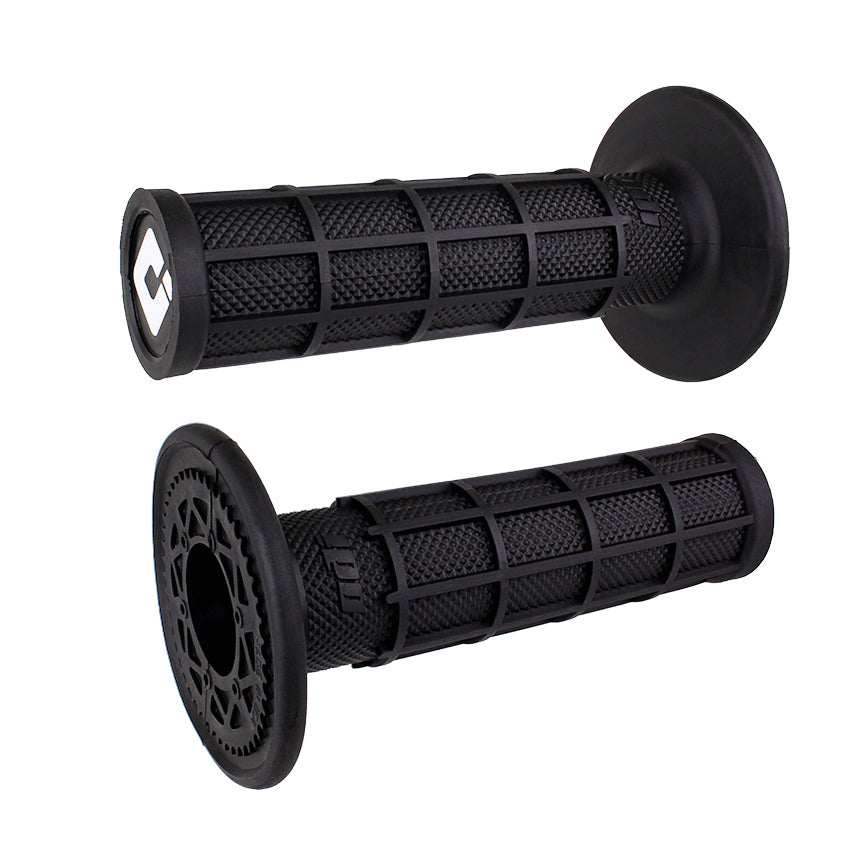 ODI Full-Waffle Motocross Slip-On Grips - Black