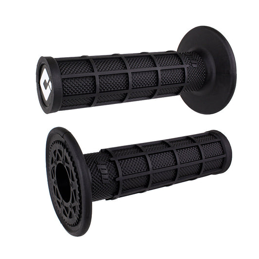 ODI Full-Waffle Motocross Slip-On Grips - Black