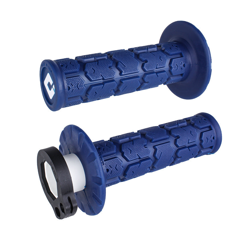ODI Rogue MX V2 Lock-On Grips - Dark Blue