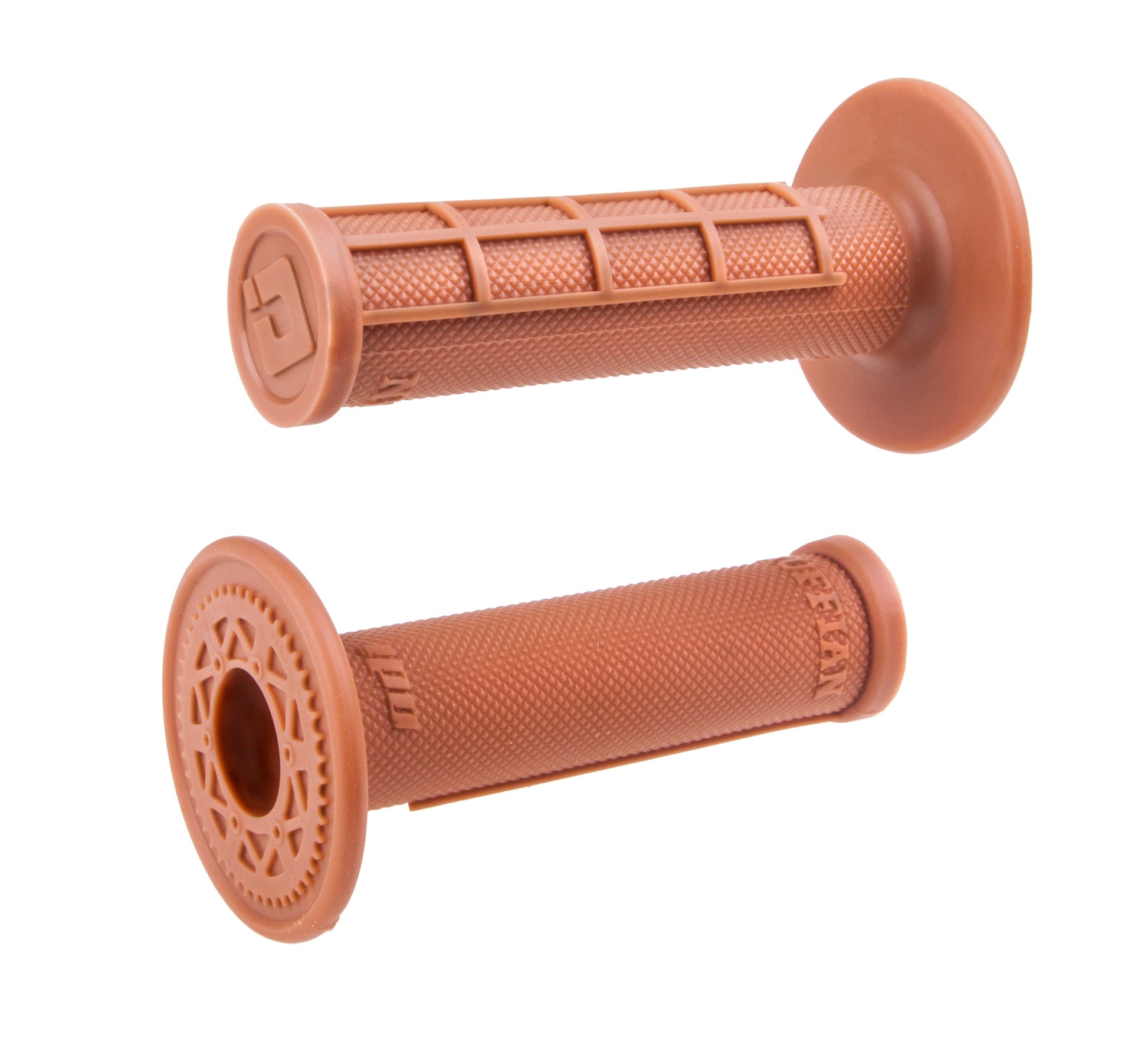 ODI Half-Waffle Single-Ply Slip-On MX Grips - Gum Rubber