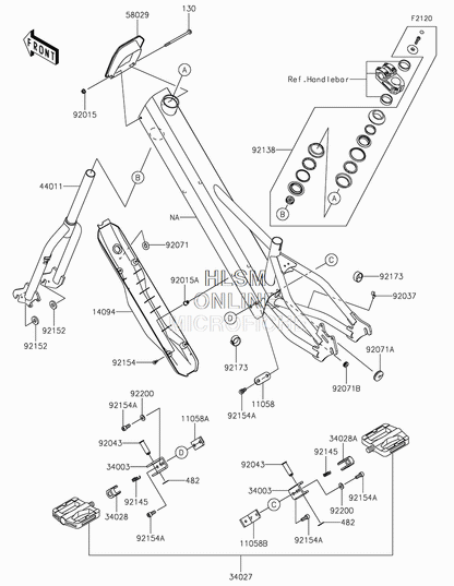 ELEKTRODE 16/20 NUMBER PLATE HARDWARE