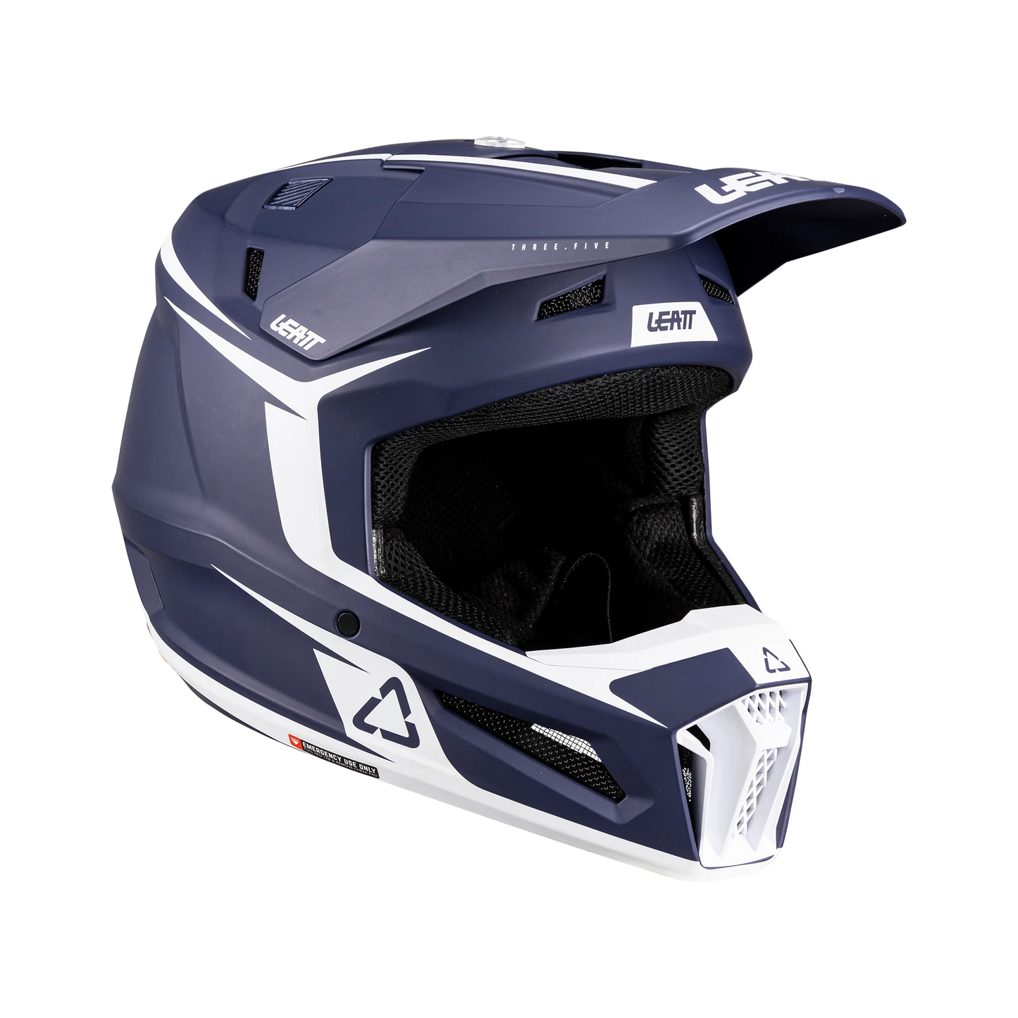 Helmet Moto 3.5 with 2.5s Goggle - Junior (Blue)