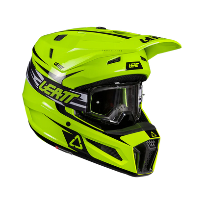 Helmet Moto 3.5 with 2.5s Goggle - Junior (Neon Yellow)