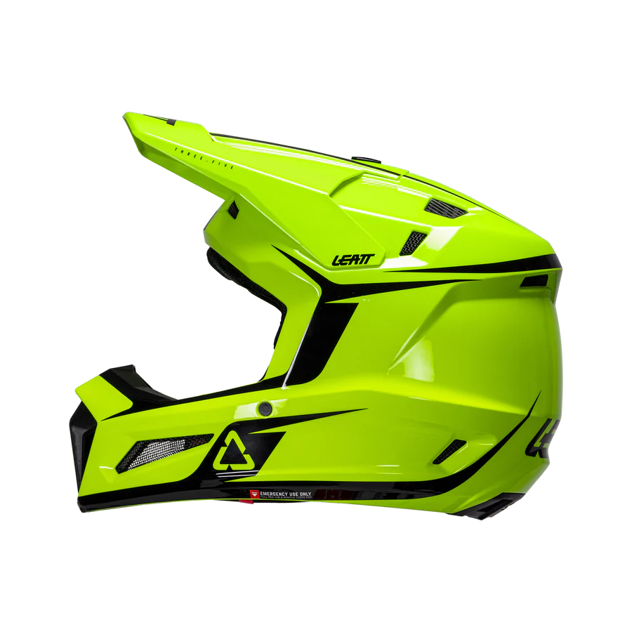Helmet Moto 3.5 with 2.5s Goggle - Junior (Neon Yellow)