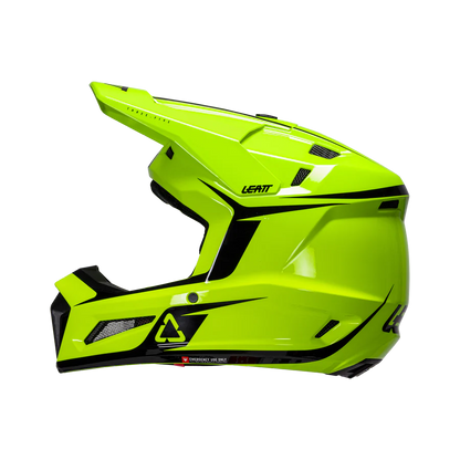 Helmet Moto 3.5 with 2.5s Goggle - Junior (Neon Yellow)