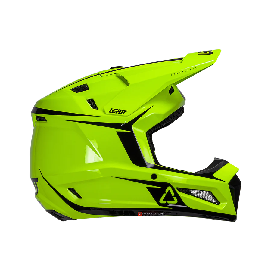 Helmet Moto 3.5 with 2.5s Goggle - Junior (Neon Yellow)