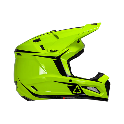 Helmet Moto 3.5 with 2.5s Goggle - Junior (Neon Yellow)