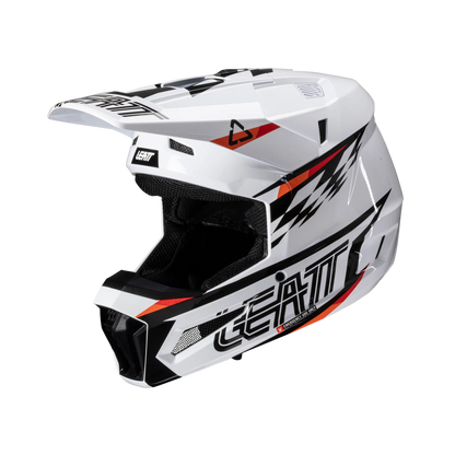 Helmet Moto 3.5 with 2.5s Goggle - Junior (White)
