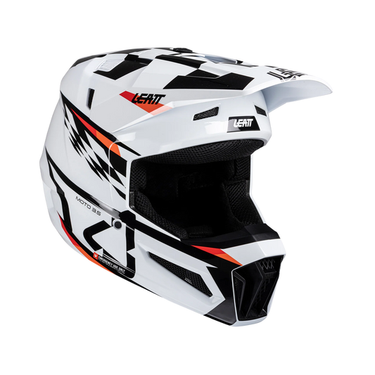 Helmet Moto 3.5 with 2.5s Goggle - Junior (White)