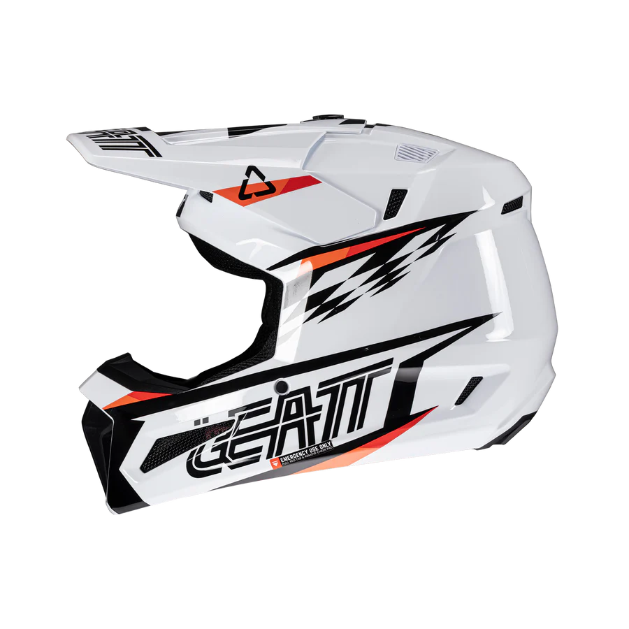 Helmet Moto 3.5 with 2.5s Goggle - Junior (White)