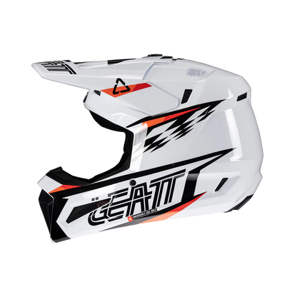 Helmet Moto 3.5 with 2.5s Goggle - Junior (White)