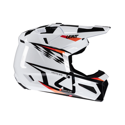 Helmet Moto 3.5 with 2.5s Goggle - Junior (White)