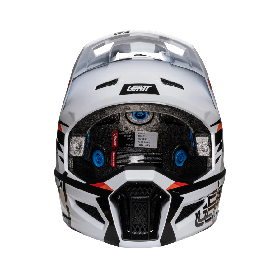 Helmet Moto 3.5 with 2.5s Goggle - Junior (White)