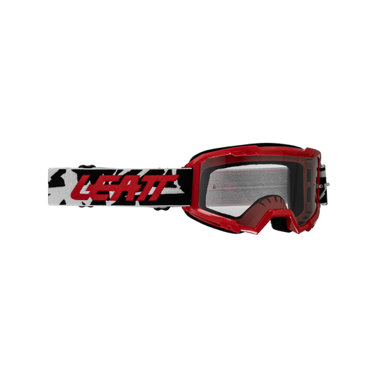 Leatt Vizion 2.5s Junior Goggles - Small - Red (Clear 90%)
