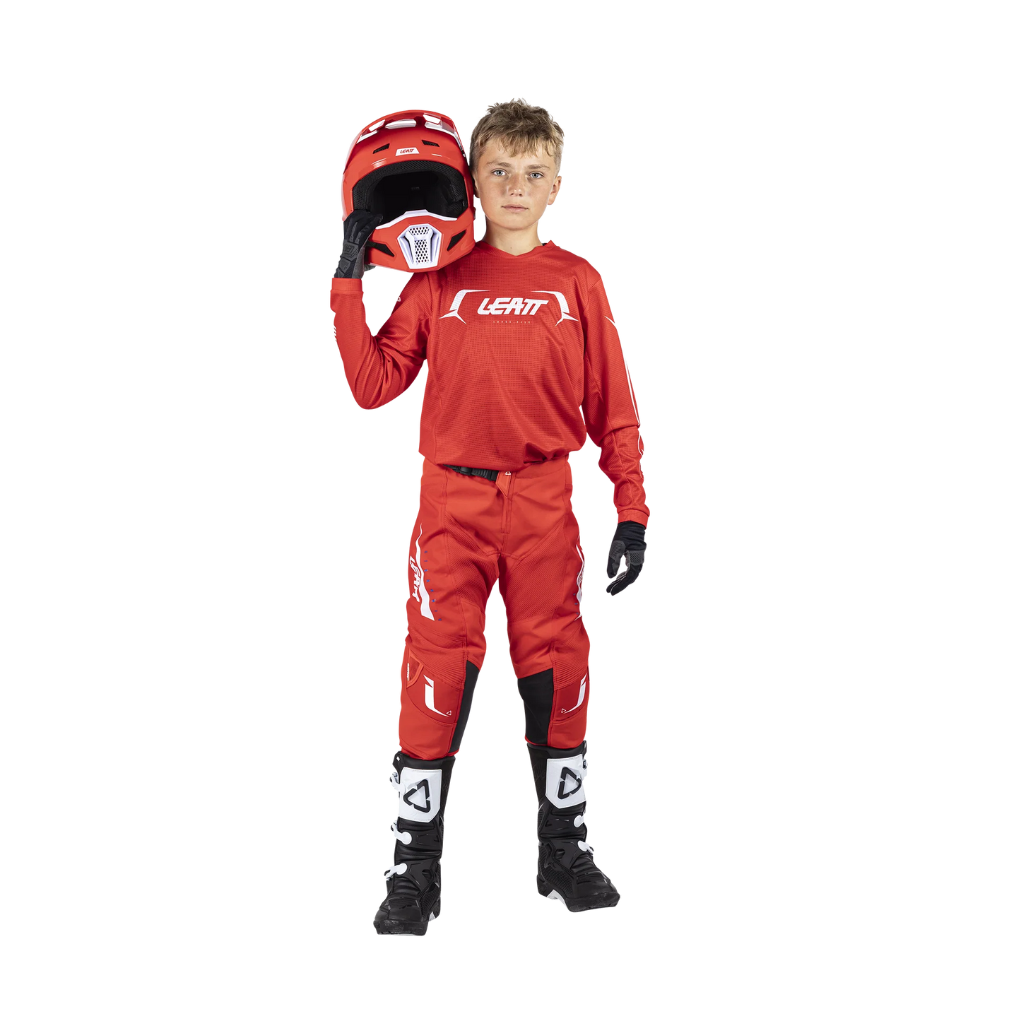 Leatt Moto 3.5 Junior/Mini Ride Kit (Red)