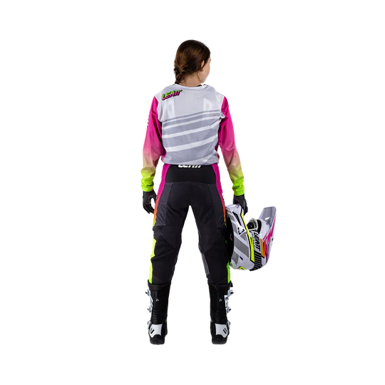 Leatt Moto 3.5 Junior/Mini Ride Kit (Retro Pink)