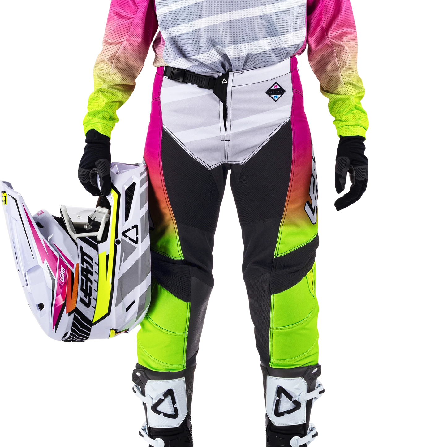 Leatt Moto 3.5 Junior/Mini Ride Kit (Retro Pink)