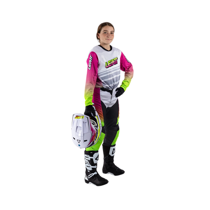Leatt Moto 3.5 Junior/Mini Ride Kit (Retro Pink)