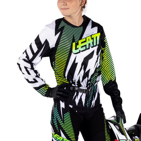 Leatt Moto 3.5 Junior/Mini Ride Kit (Storm Teal)