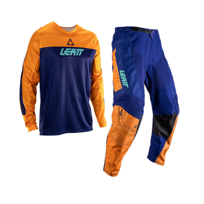 Leatt Moto 3.5 Junior/Mini Ride Kit (Orange)