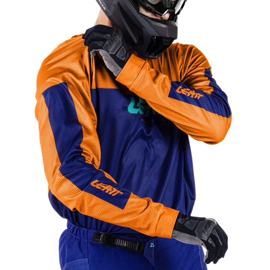 Leatt Moto 3.5 Junior/Mini Ride Kit (Orange)