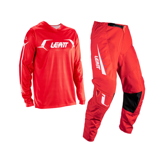 Leatt Moto 3.5 Junior/Mini Ride Kit (Red)
