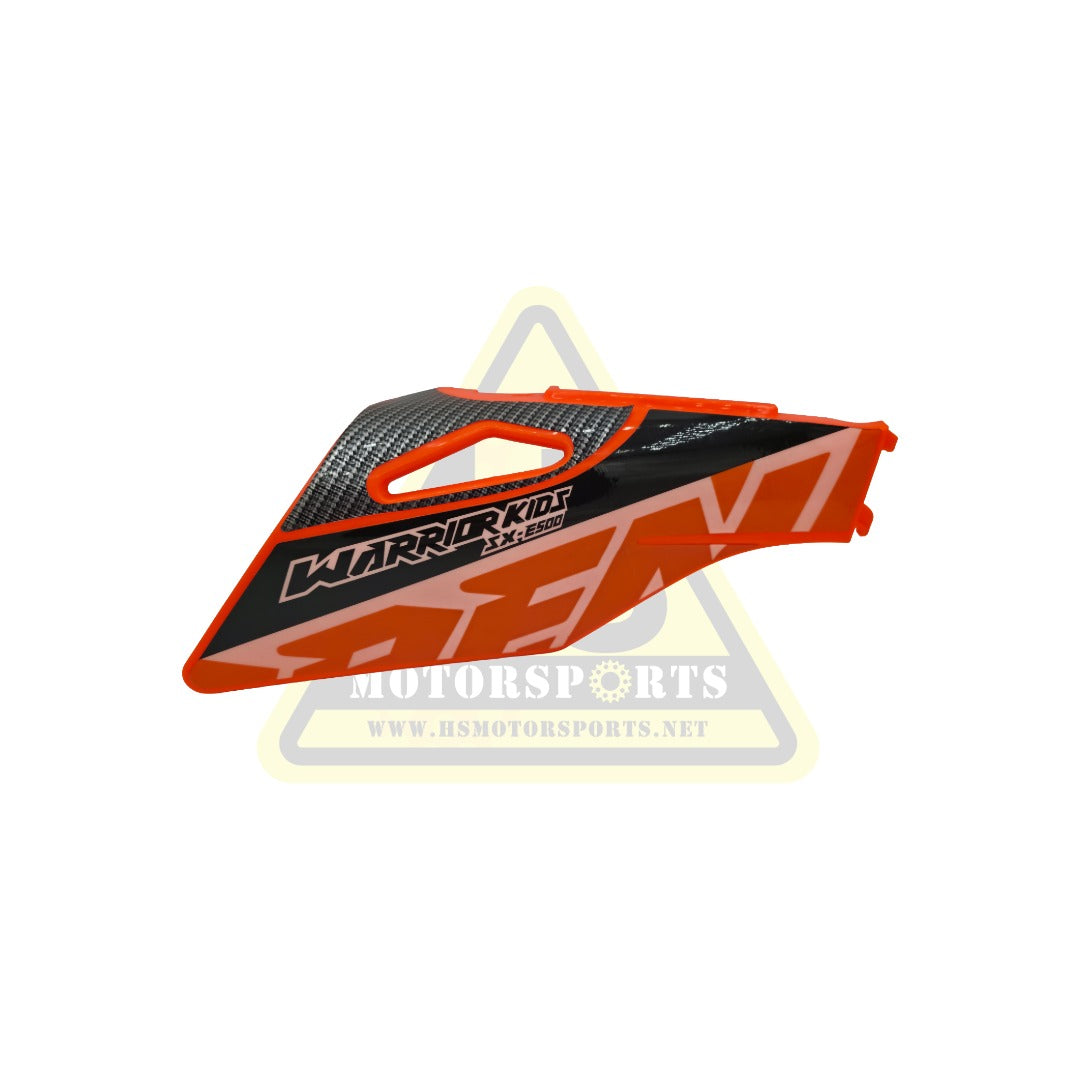RFN Warrior SX-E500 orange front left plastic shroud