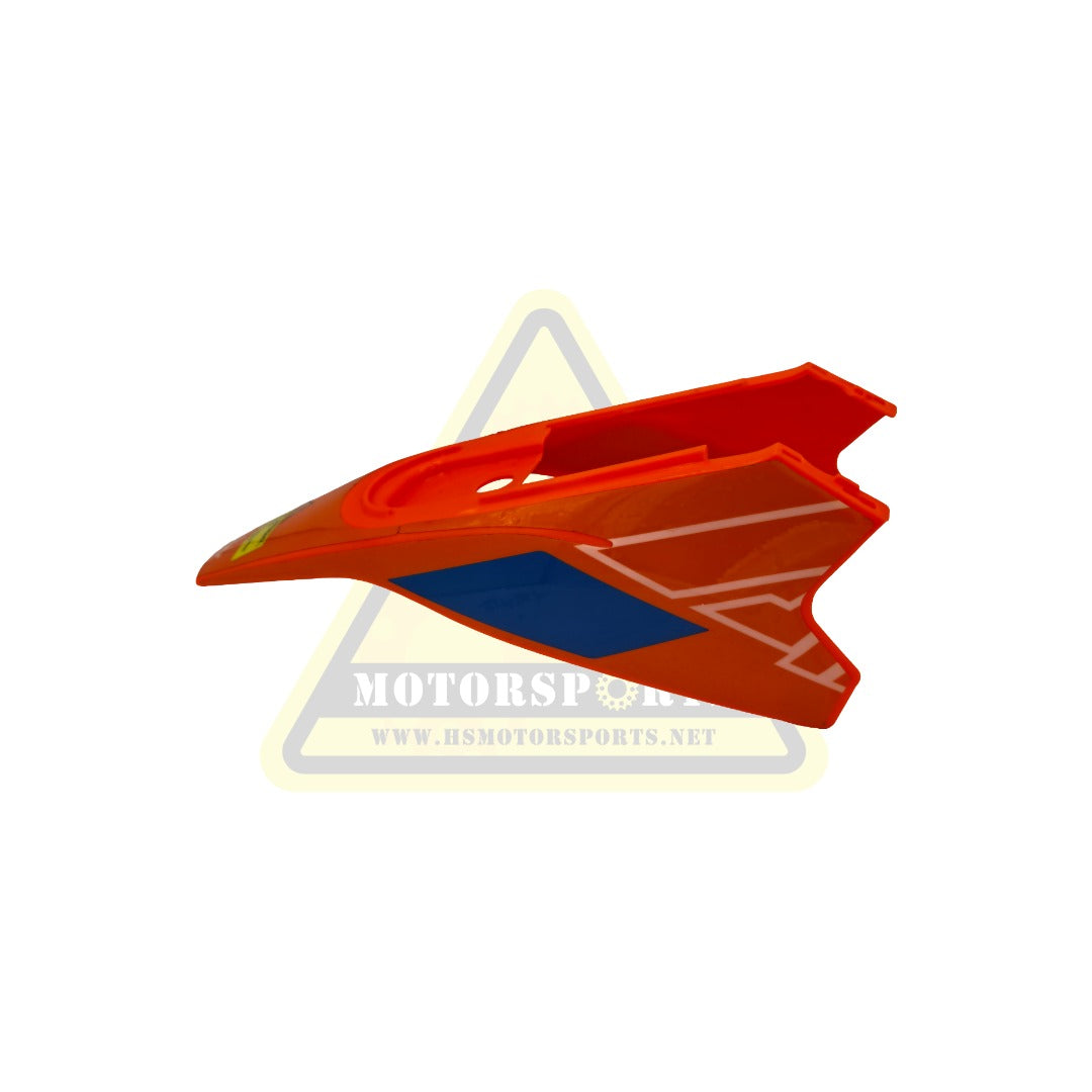 RFN Warrior SX-E500 orange rear fender side view